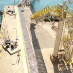 Column gangway at Algeciras port