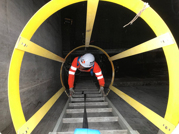 ROV inspection of desalination plant water intakes and catchment inlets