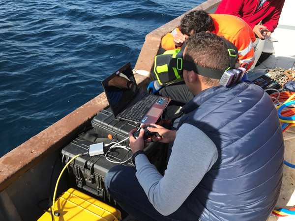 ROV inspection of desalination plant water intakes and catchment inlets