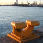 Double-P bollard at Valencia’s harbour
