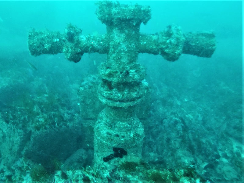 Inspection of underwater sewage water pipelines