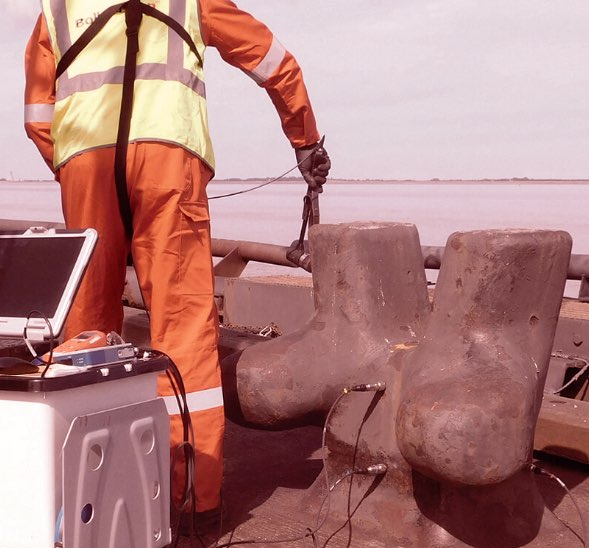 Ensayos no destructivos de bolardos