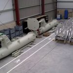 Gangway assembling area