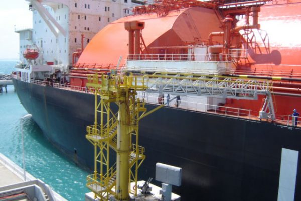 Pasarela instalada en Brasil