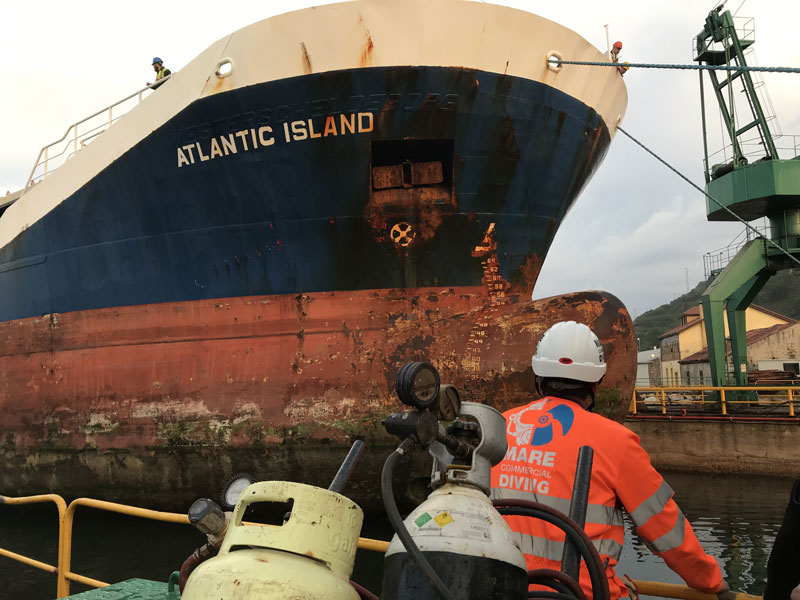 Inspection of beaching trollies for launching/beaching ships