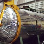 Rubber processing area