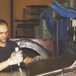 Rubber processing line