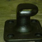 Srtraight-p bollard painting process