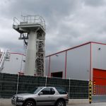 Column gangway assembly and test prior to expedition