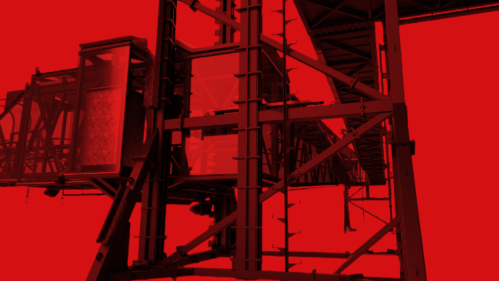 Prosertek boarding bridge connecting quay and ship for safe passenger transit